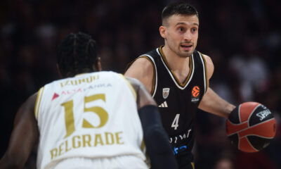 The match of the 25th round of the Turkish Airlines Euroleague between KK Crvena zvezda MeridianBet and KK Dubai Basketball was played at the Belgrade Arena. Utakmica 25. kola Turkish Airlines Evrolige izmedju KK Crvena zvezda MeridianBet i KK Dubai Basketball odigrana je u Beogradsko Areni.