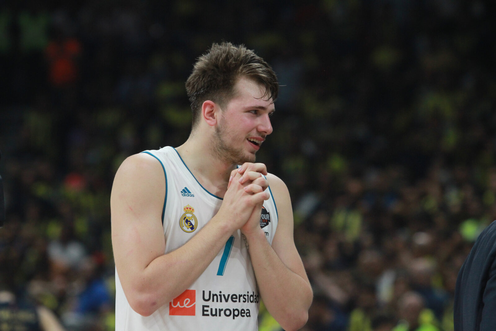 Final Four (F4), Basketball match four the 1st place between Fenerbahce Dogus Istanbul and Real Madrid held in Stark arena. Final Four (F4) kosarkaska utakmica za prvo mesto izmedju Fenerbahce Dogus Istanbul i Real Madrida