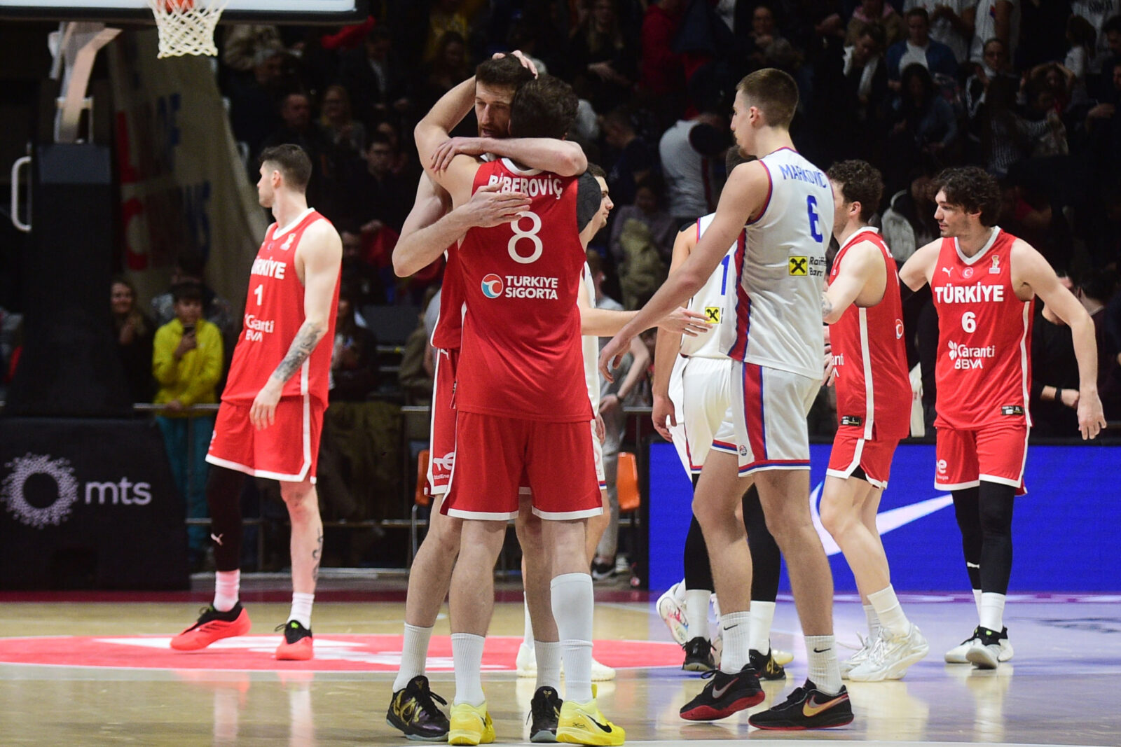 The match in the 3rd round of Group C of the 2027 World Cup qualifiers between Serbia and Turkey was played at the Aleksandar Nikolic Hall. Utakmica u okviru 3. kola C grupe kvalifikacija za plasman na Svetsko prvenstvo 2027 izmedju Srbije i Turske odigrana je u dvorani Aleksandar Nikolic.