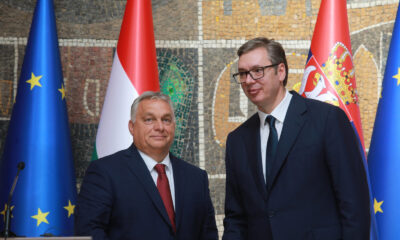 After the meeting as part of the initiative to establish the strategic security of the region in the field of energy, water supply, food industry and human resources, the President of the Republic of Serbia, Aleksandar Vucic, and the Prime Minister of Hungary, Viktor Orban, addressed the media at the Palace of Serbia. Nakon sastanka u okviru inicijative za uspostavljanje strateske bezbednosti regiona u oblasti energetike, vodosnabdevanja, prehrambene industrije i ljudskih resursa, predsednik R