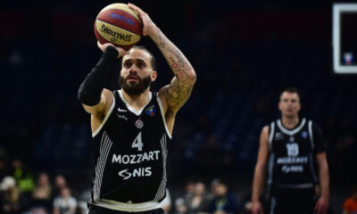 The first round match of the second phase of the AdmiralBet ABA League between KK Partizan Mozzart Bet and KK Buducnost Voli was played in the Belgrade Arena. Utakmica prve runde druge faze AdmiralBet ABA League izmedju KK Partizan Mozzart Bet i KK Buducnost Voli odigrana je u Beogradskoj Areni.