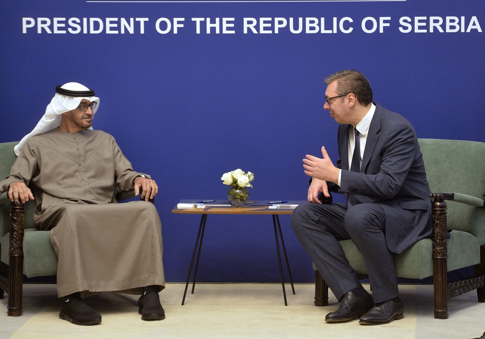 Aleksandar Vučić, Muhamed bin Zajed al Nahjan
