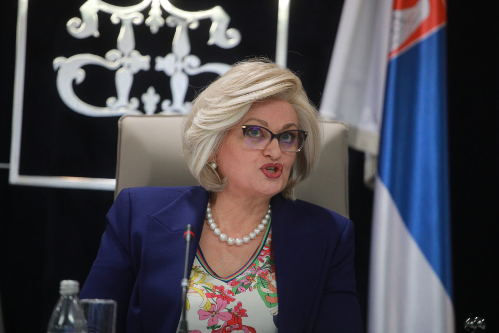 The presentation of the inflation report adopted by the Executive Board of the National Bank of Serbia on August 7th was held in the NBS building. Prezentacija izvestaja o inflaciji koji je Izvrsni odbor Narodne banke Srbije usvojio 7. avgusta odzana je u zgradi NBS.