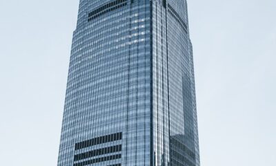 black high-rise building