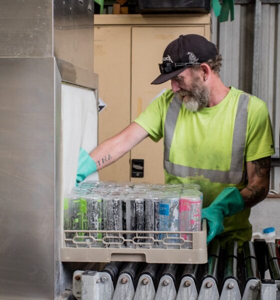 man wearing green crew-neck t-shirt