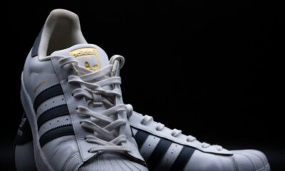 black and white adidas sneakers