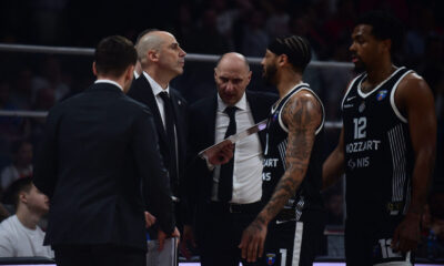 The match of the fourth round of the second phase of the AdmiralBet ABA League between KK Crvena zvezda MeridianBet and KK Patizan Mozzart Bet was played at the Belgrade Arena. Utakmica cetvrte runde druge faze AdmiralBet ABA League izmedju KK Crvena zvezda MeridianBet i KK Patizan Mozzart Bet odigrana je u Beogradskoj Areni.