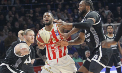 The match of the fourth round of the second phase of the AdmiralBet ABA League between KK Crvena zvezda MeridianBet and KK Patizan Mozzart Bet was played at the Belgrade Arena. Utakmica cetvrte runde druge faze AdmiralBet ABA League izmedju KK Crvena zvezda MeridianBet i KK Patizan Mozzart Bet odigrana je u Beogradskoj Areni.