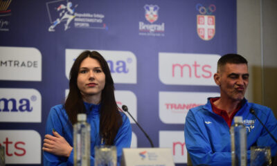 The press conference of the Serbian Athletics Federation on the occasion of the exceptional results of the Serbian national team at the World Indoor Championships, with special emphasis on Angelina Topic's silver medal, was held at the Crowne Plaza Belgrade Hotel. Konferencija za medije Srpskog atletskog saveza povodom izuzetnih rezultata srpske reprezentacije na Svetskom prvenstvu u dvorani, sa posebnim osvrtom na osvajanje srebrne medalje Angeline Topic odrzana je u hotelu Crowne Plaza Belgr