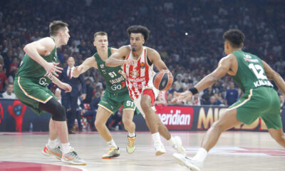 The match of the 4th round of the Turkish Airlines Euroleague between KK Crvena Zvezda Meridianbet and BC Zalgiris was played at the Belgrade Arena. Utakmica 4. kola Turkish Airlines Evrolige izmedju KK Crvena Zvezda Meridianbet i BC Zalgiris odigrana je u Beogradskoj Areni.