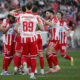 The match of the 26th round of the Mozzart Bet Super League of Serbia between FK Crvena zvezda and FK Napredak was played at the Rajko Mitic stadium. Utakmica 26. kola Mozzart Bet Super liga Srbije izmedju FK Crvena zvezda i FK Napredak odigrana je na stadionu Rajko Mitic.