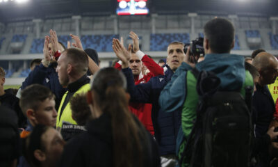 The match of the 27th round of the Mozzart Bet Super League of Serbia between FK IMT and FK Crvena zvezda was played at the Lagator City Stadium in Loznica. Utakmica 27. kola Mozzart Bet Super liga Srbije izmedju FK IMT i FK Crvena zvezda odigrana je na Gradskom stadionu Lagator u Loznici.