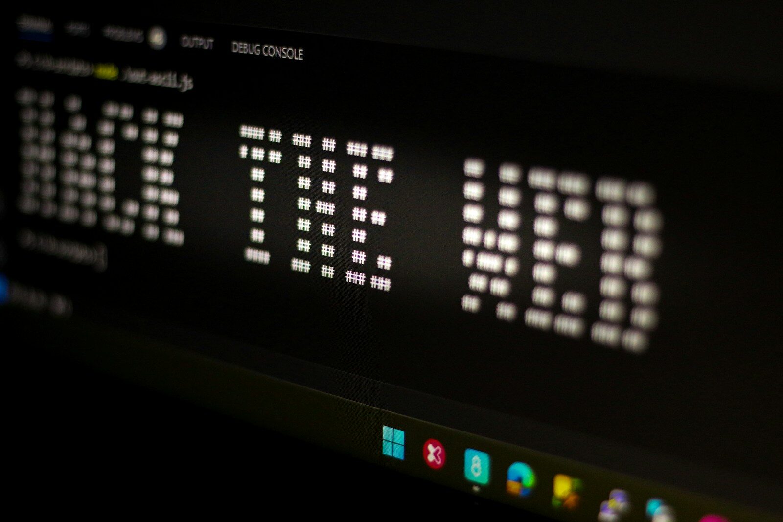 A close up of a digital clock displaying the time