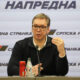 President of the Republic of Serbia and member of the Presidency of the Serbian Progressive Party Aleksandar Vucic addressed the party headquarters in New Belgrade regarding the unofficial results of local elections in ten places. Predsednik Republike Srbije i clan Predsednistva Srpske napredne stranke Aleksandar Vucic obratio se u sediste stranke na Novom Beogradu povodom nezvanicnih rezultata na lokalnim izborima u deset mesta.