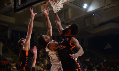 The match of the 20th round of the Turkish Airlines Euroleague between KK Crvena zvezda Meridianbet and KK Valencia was played in the Aleksandar Nikolic hall. Utakmica 20. kola Turkish Airlines Evrolige izmedju KK Crvena zvezda Meridianbet i KK Valensija odigrana je u dvorani Aleksandar Nikolic.