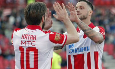 The match of the 26th round of the Mozzart Bet Super League of Serbia between FK Crvena zvezda and FK Napredak was played at the Rajko Mitic stadium. Utakmica 26. kola Mozzart Bet Super liga Srbije izmedju FK Crvena zvezda i FK Napredak odigrana je na stadionu Rajko Mitic.