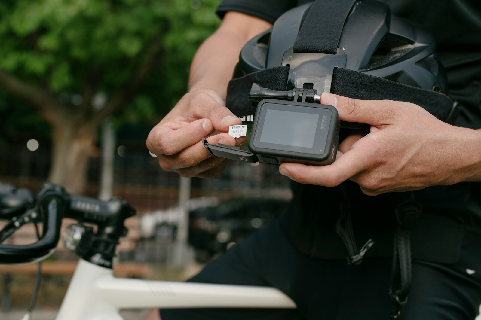 a person holding a cell phone