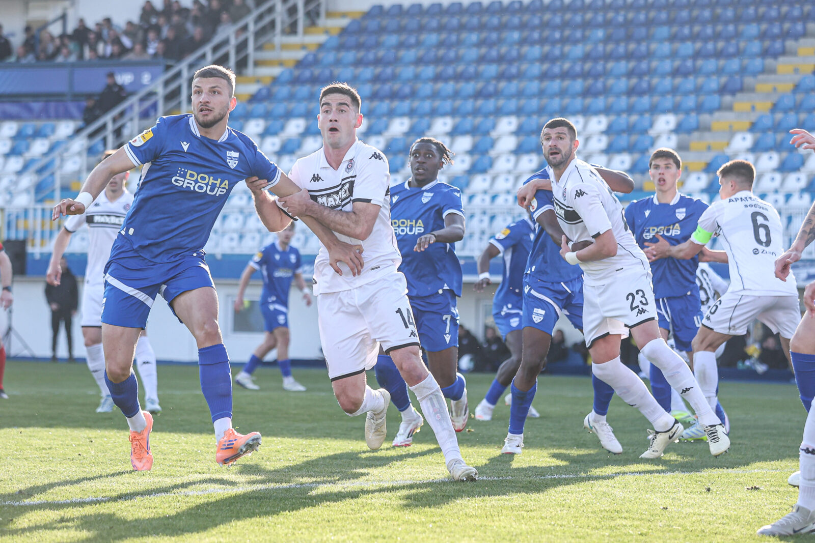 The match of the 30th round of the Mozzart Bet Super League of Serbia between FK Novi Pazar and FK Partizan was played at the City Stadium in Novi Pazar. Utakmica 30. kola Mozzart Bet Super liga Srbije izmedju FK Novi Pazar i FK Partizan odigrana je na Gradskom stadionu u Novom Pazaru.