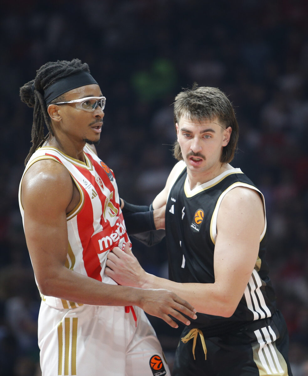 The match of the 7th round of the Turkish Airlines Euroleague between KK Crvena zvezda MeridianBet and BC LDLC Asvel was played in the Belgrade Arena. Utakmica 7. kola Turkish Airlines Evrolige izmedju KK Crvena zvezda MeridianBet i BC LDLC Asvel odigrana je u Beogradskoj Areni.