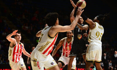 The match of the seventh round of the second phase of the AdmiralBet ABA League between KK Crvena zvezda MeridianBet and KK U-BT Cluj-Napoca was played at the Belgrade Arena. Utakmica sedme runde druge faze AdmiralBet ABA League izmedju KK Crvena zvezda MeridianBet i KK U-BT Cluj-Napoca odigrana je u Beogradskoj Areni.