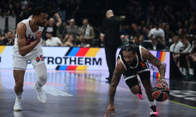 The match of the 38th round of the Turkish Airlines Euroleague between KK Partizan Mozzart Bet and KK Kosner Baskonia was played in the Belgrade Arena. Utakmica 38. kola Turkish Airlines Evrolige izmedju KK Partizan Mozzart Bet i KK Kosner Baskonia odigrana je u Beogradskoj Areni.