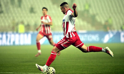The match of the 33rd round of the Mozzart Super League of Serbia, the 179th eternal derby between FK Crvena zvezda and FK Partizan was played at the Rajko Mitic stadium. Utakmica 33. kola Mozzart Super lige Srbije, 179. veciti derbi izmedju FK Crvena zvezda i FK Partizan odigrana je na stadion Rajko Mitic.