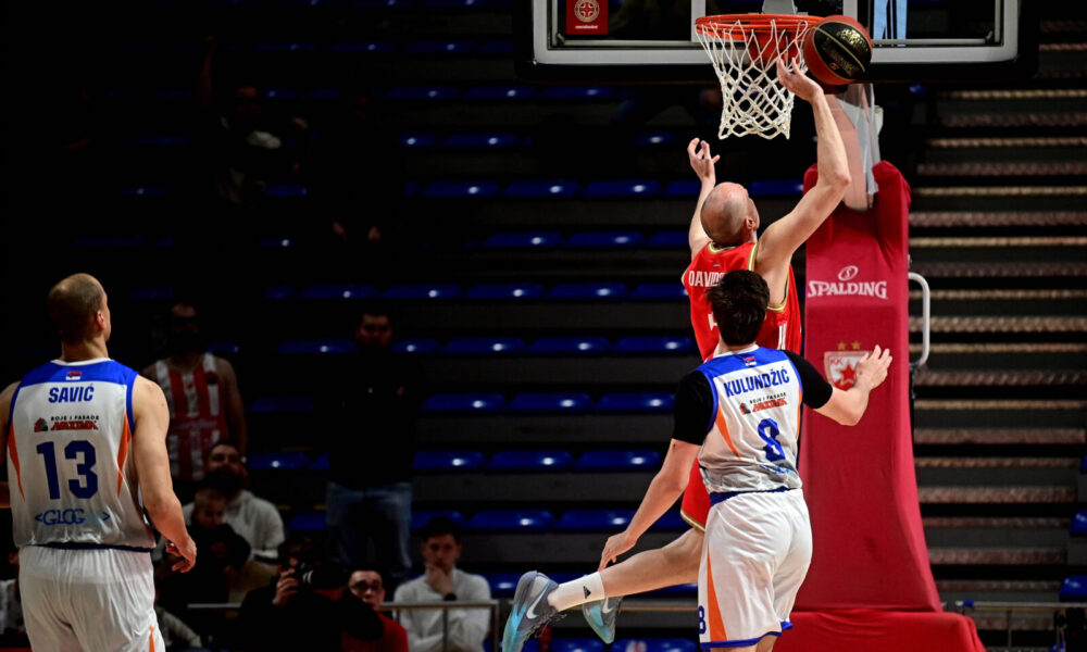 The third match of the quarterfinals of the Meridianbet Kosarkaska liga Srbije between KK Crvena zvezda MeridianBet and KK Zlatibor Mozzart was played in the Aleksandar Nikolic hall. Treca utakmica cetvrtfinala Meridianbet Kosarkaske lige Srbije izmedju KK Crvena zvezda MeridianBet i KK Zlatibor Mozzart odigrana je u hali Aleksandar Nikolic.