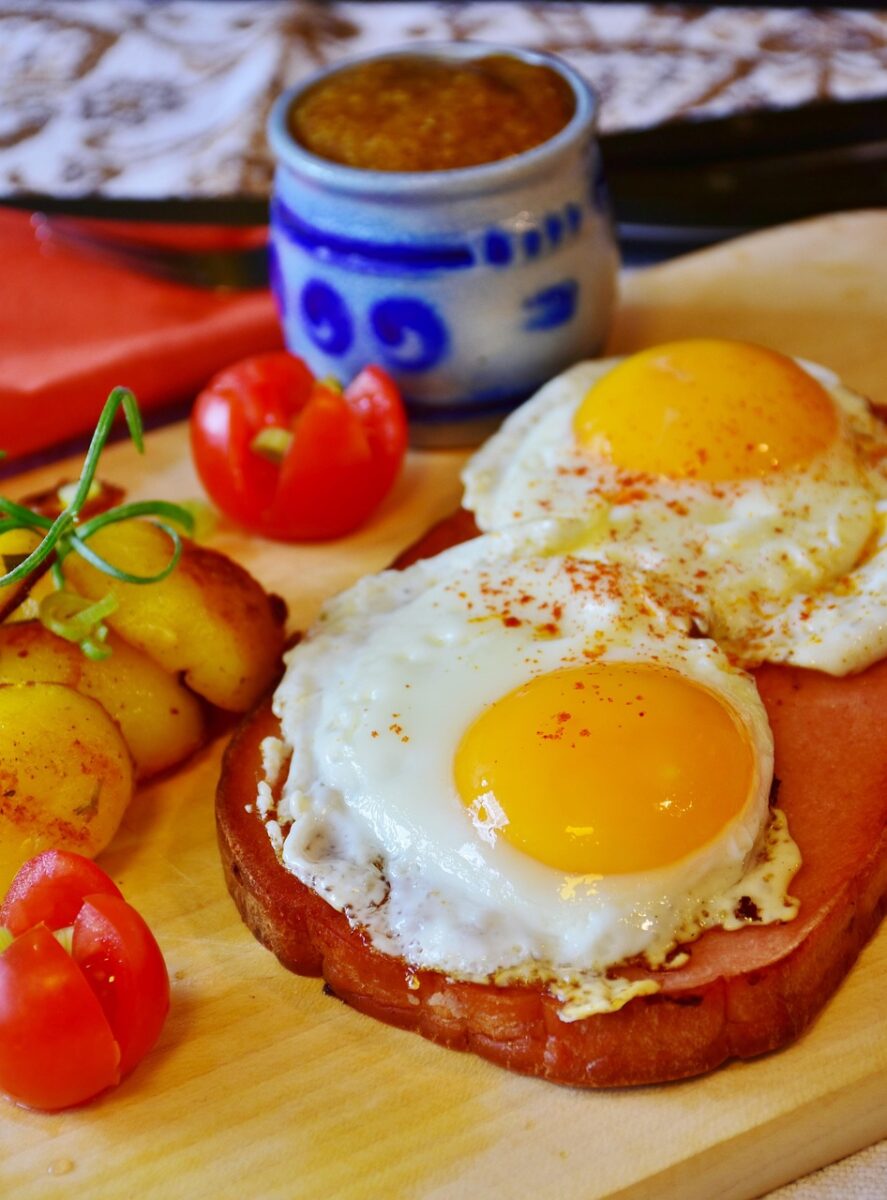 fried egg, egg, meatloaf, mustard, ingredients, roasted potatoes, potatoes, having lunch, meal, homemade, food, enjoy the meal, yummy, tasty, fried eggs, egg yolk, hen's egg, hunger, hungry, fried egg, egg, egg, egg, egg, egg, food
