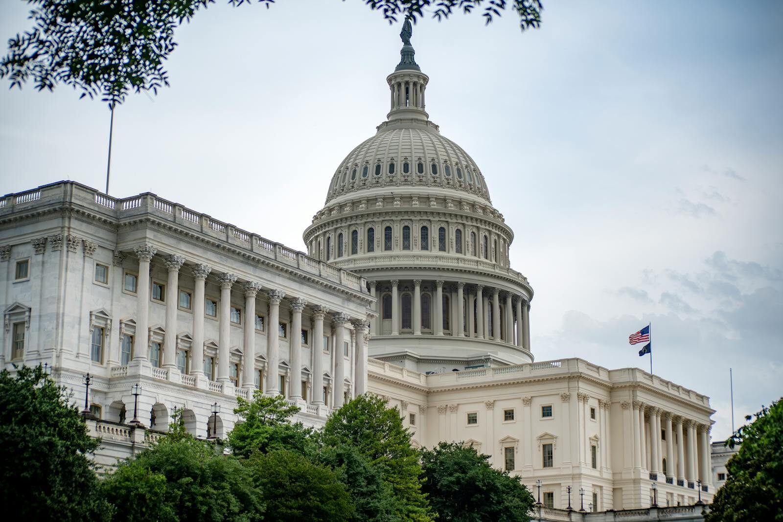 A scenic view of the iconic US Capitol Building symbolizing American democracy in Washington DC.