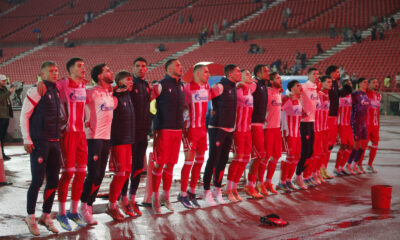 The match of the 35th round of the Mozzart Super League of Serbia between FK Crvena zvezda and FK Novi Pazar was played at the Rajko Mitic stadium. Utakmica 35. kola Mozzart Super lige Srbije izmedju FK Crvena zvezda i FK Novi Pazar odigrana je na stadion Rajko Mitic.