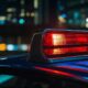 ai generated, flashing lights, police car, police, crime, investigation, criminal case, police officer, profession, crime scene, bokeh, police officers