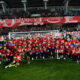 FK Crvena Zvezda won its 30th Serbian Cup trophy after defeating Vojvodina 5-4 on penalties in the final in Loznica, after the score was 2-2 after 120 minutes. FK Crvena zvezda je osvojila 30. trofej u Kupu Srbije posto je u finalu u Loznici posle penala pobedila Vojvodinu rezultatom 5:4, a tokom 120 minuta bilo je 2:2.