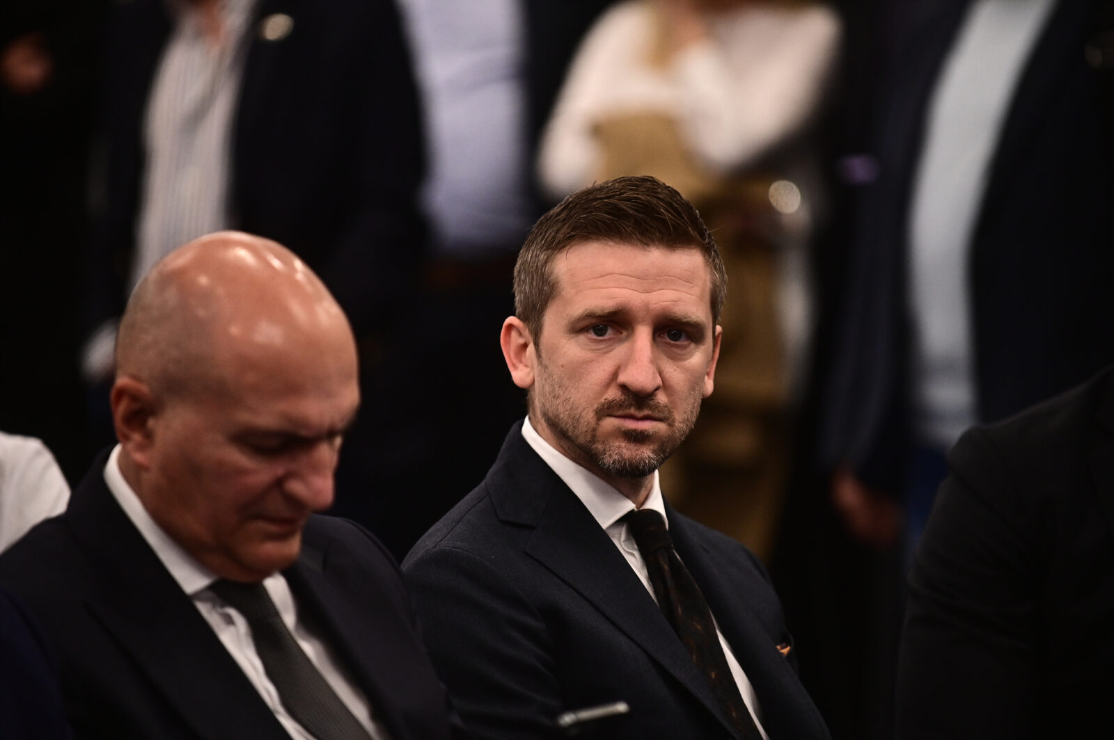 The commemoration of the death of the former general secretary of FK Crvena Zvezda and prominent sports worker Vladimir Cvetkovic was held in the Media Center of the "Rajko Mitic" stadium. Komemoracija povodom smrti nekadasnjeg generalnog sekretara FK Crvene zvezde i istaknutog sportskog radnika Vladimira Cvetkovica odrzana je u u Medija centru stadiona "Rajko Mitic".