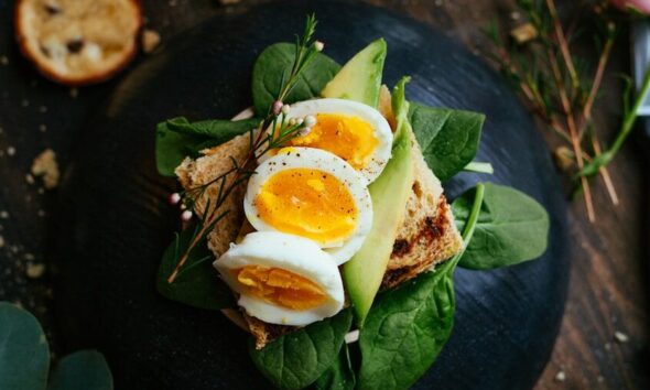 sandwich with boiled egg