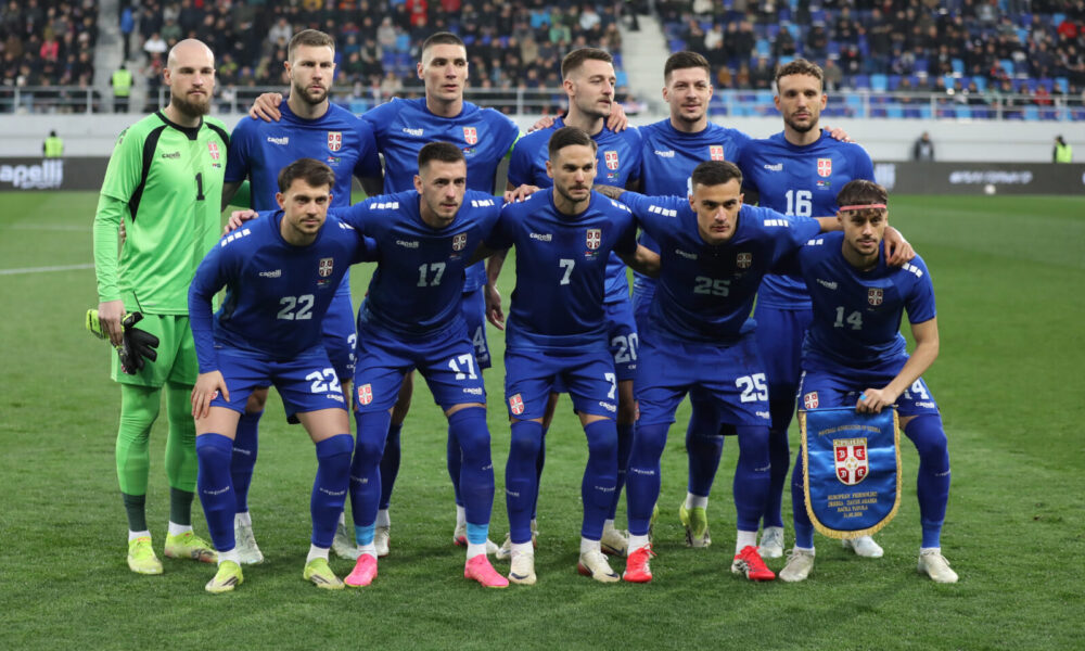 A friendly match between the national teams of Serbia and Saudi Arabia played at the TSC Arena stadium in Backa Topola. Prijateljska utakmica izmedju reprezentacija Srbije i Saudijske Arabije odigrana na na stadionu TSC Arena u Backoj Topoli.