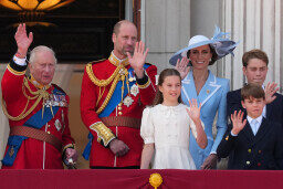 Prince George,Princess Charlotte,Kate Princess of,Wales,Prince Louis,King CharlesIII Princess Anne Queen Camilla Prince William
