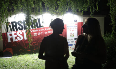 Performance by the group Obojeni Program at the 16th Arsenal Fest in Kragujevac. Nastup grupe Obojeni Program na 16. Arsenal festu u Kragujevcu.