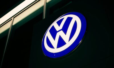 blue and white round b logo