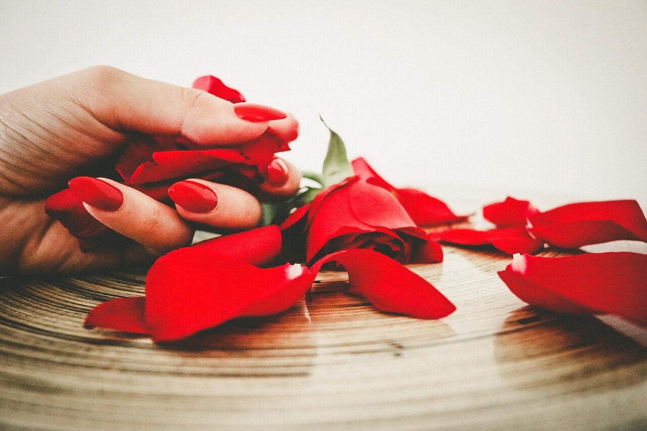red, nails, fashion, rose flower, flower background, flower wallpaper, manicure, nails manicure, woman, makeup, glamour, polish, color, nail polish, nature, make-up, beautiful flowers, rose, flowers, petals, elegance, bright