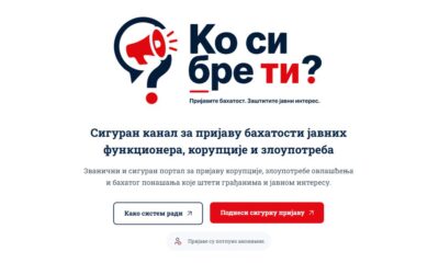 Portal 'Ko si, bre, ti?' omogućava brže rešavanje prijava građana protiv funkcionera – portal Ko si bre ti