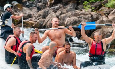 Nikola Jokić na raftingu: Zanimljiva situacija i spontana reakcija na reki – rafting Nikole Jokića