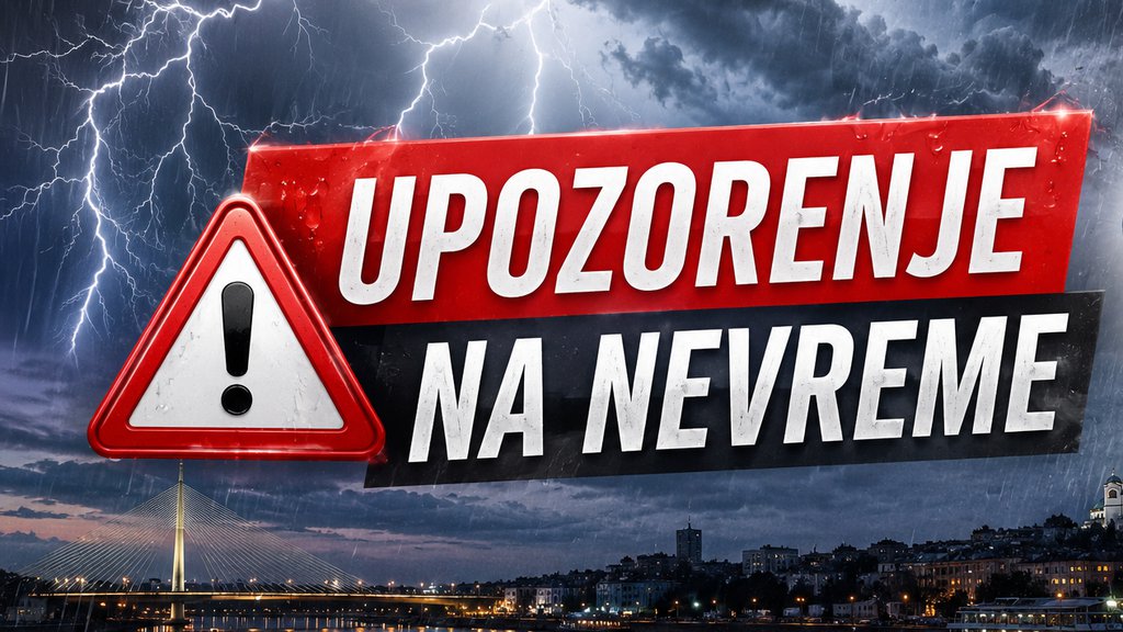 Snažno nevreme sa grmljavinom i gradom zahvata Raški i Toplički okrug