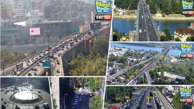 Jutarnji špic popušta u Beogradu, zadržavanja kod Pančevačkog mosta i dalje prisutna