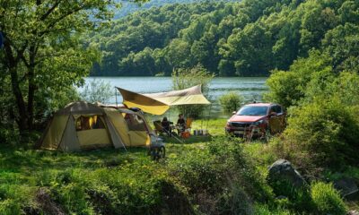 spring, vacation, camping, early summer, holiday, travel, landscape, green, nature, romantic, green travel, green camping