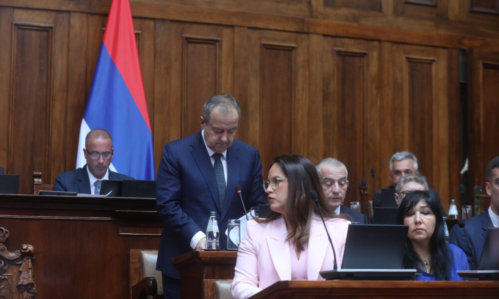 Ivica Dačić čestitao Saši Iliću prvu pobedu na klupi Partizana – Ivica Dačić Saša Ilić Partizan