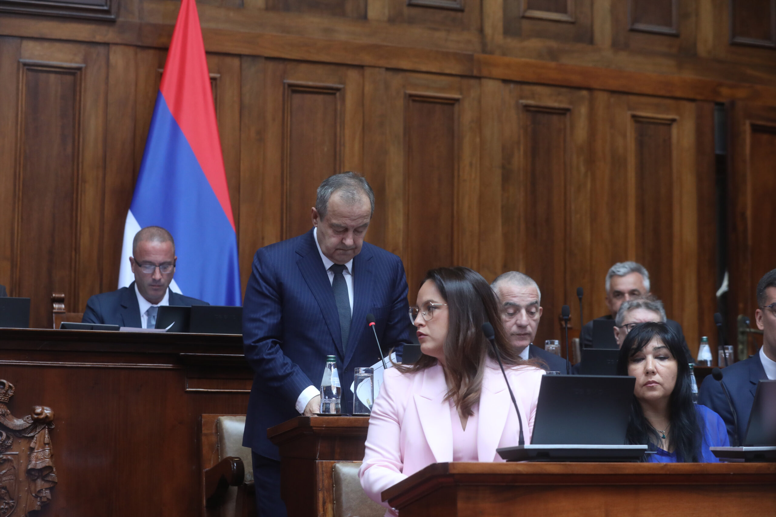 Ivica Dačić čestitao Saši Iliću prvu pobedu na klupi Partizana – Ivica Dačić Saša Ilić Partizan