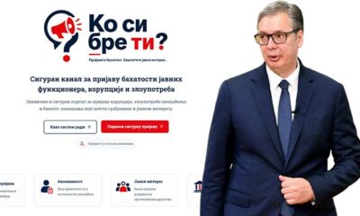 Portal za prijavu bahatih funkcionera primio 10.000 prijava, obrađeno 3.500 slučajeva – portal Ko si bre ti