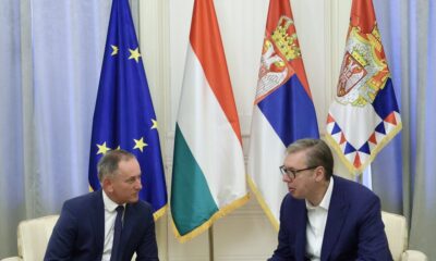Predsednik Vučić primio ambasadora Mađarske u oproštajnu posetu u Predsedništvu – oproštajna poseta ambasadora Mađarske