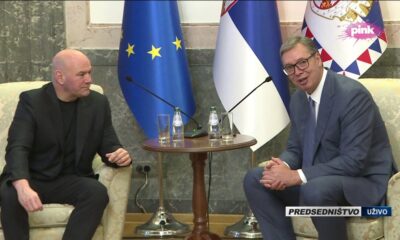 Aleksandar Vučić održao sastanak sa delegacijom UFC-a predvođenom Dejnom Vajtom – sastanak Vučića i Dejna Vajta