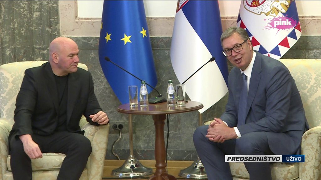 Aleksandar Vučić održao sastanak sa delegacijom UFC-a predvođenom Dejnom Vajtom – sastanak Vučića i Dejna Vajta